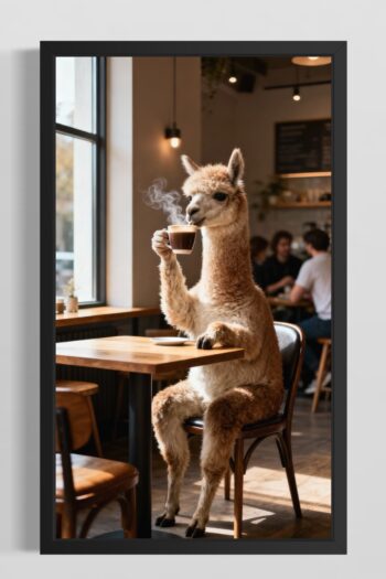 Kaffepaus Med Alpacka